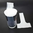 thumbnail image 5 of 200 Pack Drinking Bags with Handle Disposable T-Shaped Drink Carrier Bag Single Cup Holder Grip Carrier for Delivery Beverage Packing Carry To Go Coffee Bar Milk Tea Juice Shop Supplies, 5 of 6