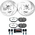thumbnail image 3 of PowerStop Front Z36 Truck & Tow Carbon-Fiber Ceramic Brake Pad and Drilled and Slotted Rotor Kit Fits: BMW Select Models K3008-36, 3 of 9