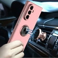 thumbnail image 2 of For Samsung Galaxy Z Fold 7 Chief Premium Matte Magnetic Ring Stand Hybrid Case Cover - Pink, 2 of 4