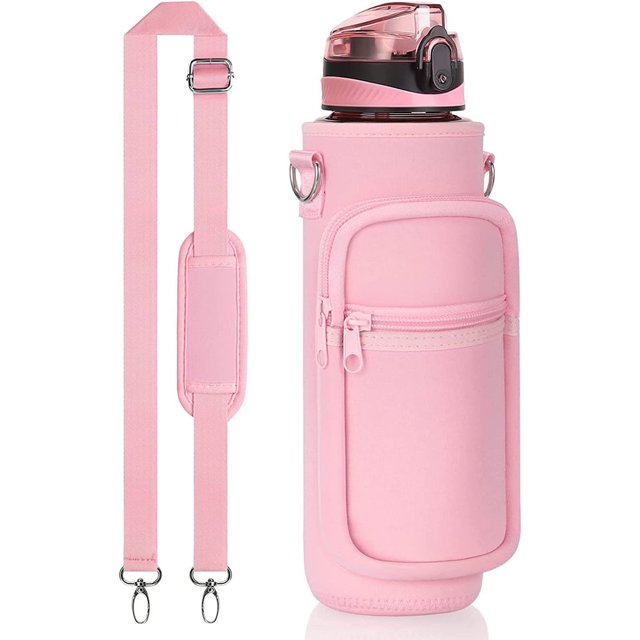 Funda para botella de agua de 32 oz, termo de buceo, funda protectora, bolsa protectora para taza de agua de 1 l para deportes al aire libre
