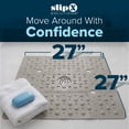thumbnail image 6 of SlipX Solutions 27 x 27 Extra Large Square Shower Mat in Tan, 6 of 8