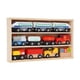 thumbnail image 5 of Juego de juguetes de tren de madera, vagones de tren, juguetes navideños, tren de juguete interactivo Montessori Estilo A, 5 of 9