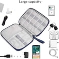 thumbnail image 3 of Bolsa de almacenamiento de cable de datos caliente Bolsa de viaje Bolsa de almacenamiento de cargador de auriculares Bolsa digital, 3 of 6
