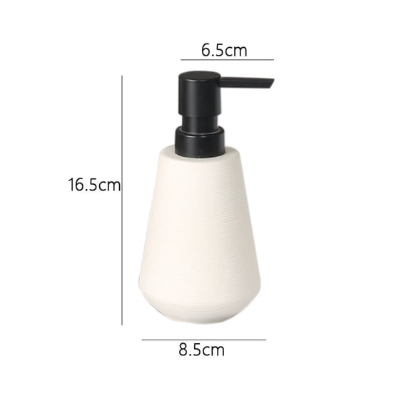 Vintage Ceramic Soap Dispenser Bathroom Hand Sanitizer Bottle Shampoo Shower Gel Bottle Lotion Bottle Home Bathroom Accessories (C Soap bottle,350ml)