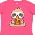 thumbnail image 4 of Inktastic Sloth Pizza Boys or Girls Toddler T-Shirt, 4 of 5