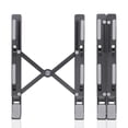 thumbnail image 3 of Tignapoo Support Réglable en Aluminium pour Ordinateur Portable avec 6 Niveaux de Hauteur - Support de Refroidissement Portable et Pliable pour Bureau - Design Antidérapant en Gris, 3 of 6