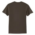 thumbnail image 6 of Mens Core Blend Cotton/Polyester Tee Shirt Brown 3XL, 6 of 6