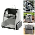 thumbnail image 2 of Pet Supplies Pet Backpack Carrying Bag Large Diameter Sandwich Mesh Pad Foldable Breathable Portable Travel Backpack with Adjustable Buckle and Lock, 2 of 8