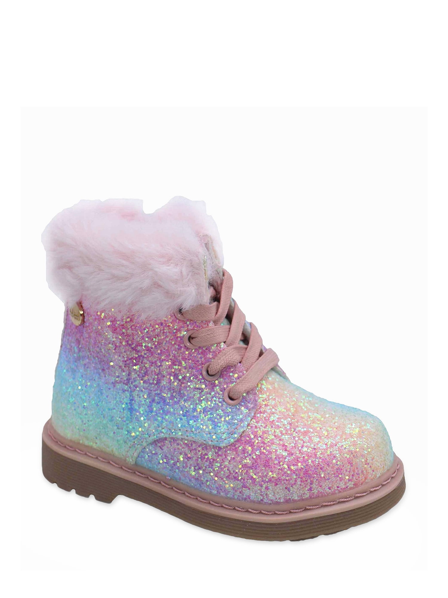 SIZE 11,12,13,1,2,3,4,5 Details about   NEW ARRIVALS GIRLS PINK SEQUIN DUCK BOOTS 