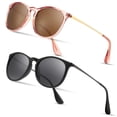 thumbnail image 1 of Gafas de sol SUNGAIT vintage redondas polarizadas UV400 para mujer y hombre, 1 of 7