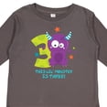 thumbnail image 4 of Inktastic Monster 3rd Birthday Boys or Girls Long Sleeve Toddler T-Shirt, 4 of 5