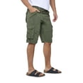 thumbnail image 3 of X RAY JEANS Men's Belted 12.5" Inseam Knee Length Cargo Shorts, Sage, 32, 3 of 8