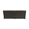 thumbnail image 5 of Better Homes & Gardens Bellamy Sofa, Dark Brown Wicker/Cream Cushions, 5 of 6