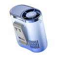 thumbnail image 2 of Ventiladores cinturón recargables por USB, con clip para la cintura, ventilador portátil recargable para escalada, camping y trabajos agrícolas. Azul, 2 of 8