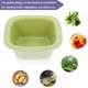 thumbnail image 4 of BRIGHTFUFU Juego de cesta escurridora de cocina con contenedor, Kit de cesta para lavar frutas y verduras, cesta de lavado de doble capa, 1 Juego, 4 of 7