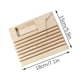 thumbnail image 3 of Xihbxyly Regla de Madera Acolchada para Bricolaje, Estante de Almacenamiento de Madera de Haya, Herramienta de Costura Manual, Práctico Organizador de Patchwork, Diseño Compacto, para Entusiastas de, 3 of 7
