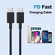 thumbnail image 4 of Mecanografíe a C el tipo rápido del bloque del cargador el paladio de carga 25W del cable de C conveniente para Smartphone, 4 of 6
