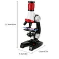thumbnail image 2 of Kids Specimen Microscopes, Powerful Biological Microscopes, Kids Children Educational Toy Home School Science Teaching Biological Monocular Microscope, 2 of 9