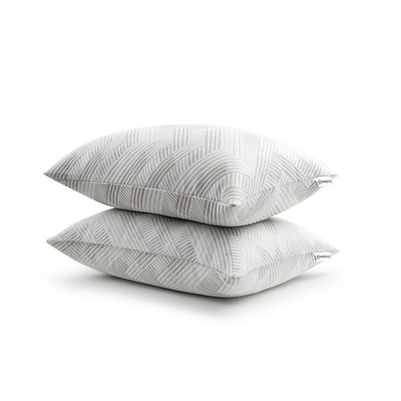 Beautyrest Charcoal Lux Bed Pillow 2 Pack, Standard Queen, Polyester
