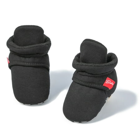 

HsdsBebe Baby Girls Boys Cotton Boots Newborn Winter Cozy Fleece Booties Infant Socks Shoes for 3-18 Months