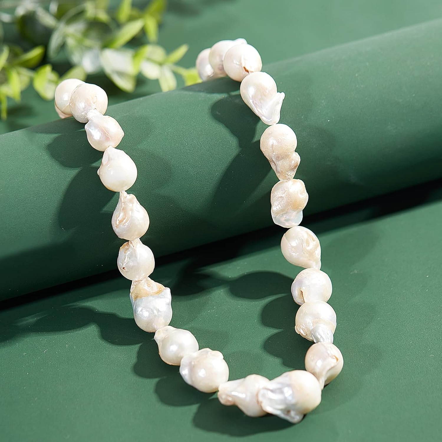 20 Pcs Freshwater Pearl Beads 13~27 mm Teardrop Natural Cultured Freshwater Pearl Beads Irregular Pearl Charms for Earrings Pendant Jewelry Making Creamy White Silver
