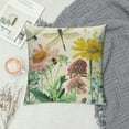 thumbnail image 2 of ONETECH Spring Floral Throw Pillow Cover  Wildflowers Plants Butterfly Patio Decorative Pillow Cushion Cases Outdoor Cushion Covers for Couch Sofa Bedroom Car Home Decor, 2 of 5