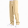 thumbnail image 2 of UAYOTSE Boys Baggy Sweatpants Wide Leg Straight Elastic Waist Athletic Jogger Teens Loose Open Bottom Casual Sweat Pant,Sizes 13-14 Years, 2 of 5