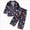 S485-Blue, variant on Toddler Girl Boy Halloween Satin Silk Pajamas Button Down 2 Piece Pajama Set Girls Nightgown Tracksuit Sweatsuits Set Back-To-School Outfit Set 7-8 Years