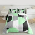 thumbnail image 2 of Castle Fairy Abstract Geometric 3 Pieces Queen Comforter Set for Women Men,Black Green Grey Ultra Soft Bedding Sets,Vintage Aesthetic Bedding Comforter Set,Ultra Soft Home Decor, 2 of 8