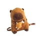 thumbnail image 5 of Mochila de carpincho con estilo para niñas, bonita y casual, ideal para vacaciones, juguete de peluche. Sosteniendo la pierna de pollo, 5 of 9