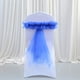 thumbnail image 3 of Fancy Chair Cover Sashes with Flower Bows for Wedding Party (Pack of 6), 3 of 8