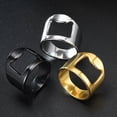 thumbnail image 2 of Anillo abridor de botellas de moda, sacacorchos, anillo de acero inoxidable, abridor de latas de cerveza, accesorios de joyería para bar, 9, plata, 2 of 4