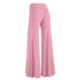 thumbnail image 2 of MBJ WB750 Womens Chic Palazzo Lounge Pants XS PINK, 2 of 4