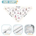 thumbnail image 6 of Dog Bandana 2 Pack,Beige Princess Castle Rainbow Pattern Bandanas for Dogs,Cat Bandana,Small/ Large Dog Bandana 2 Size,Dog Bandanas, 6 of 6