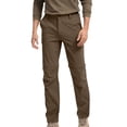 thumbnail image 4 of Lumtrix Men'S Hiking Pants Convertible Lightweight Zip-Off Outdoor Breathable With 5 Deep Pockets (No Belt) Brown 3XL, 4 of 6