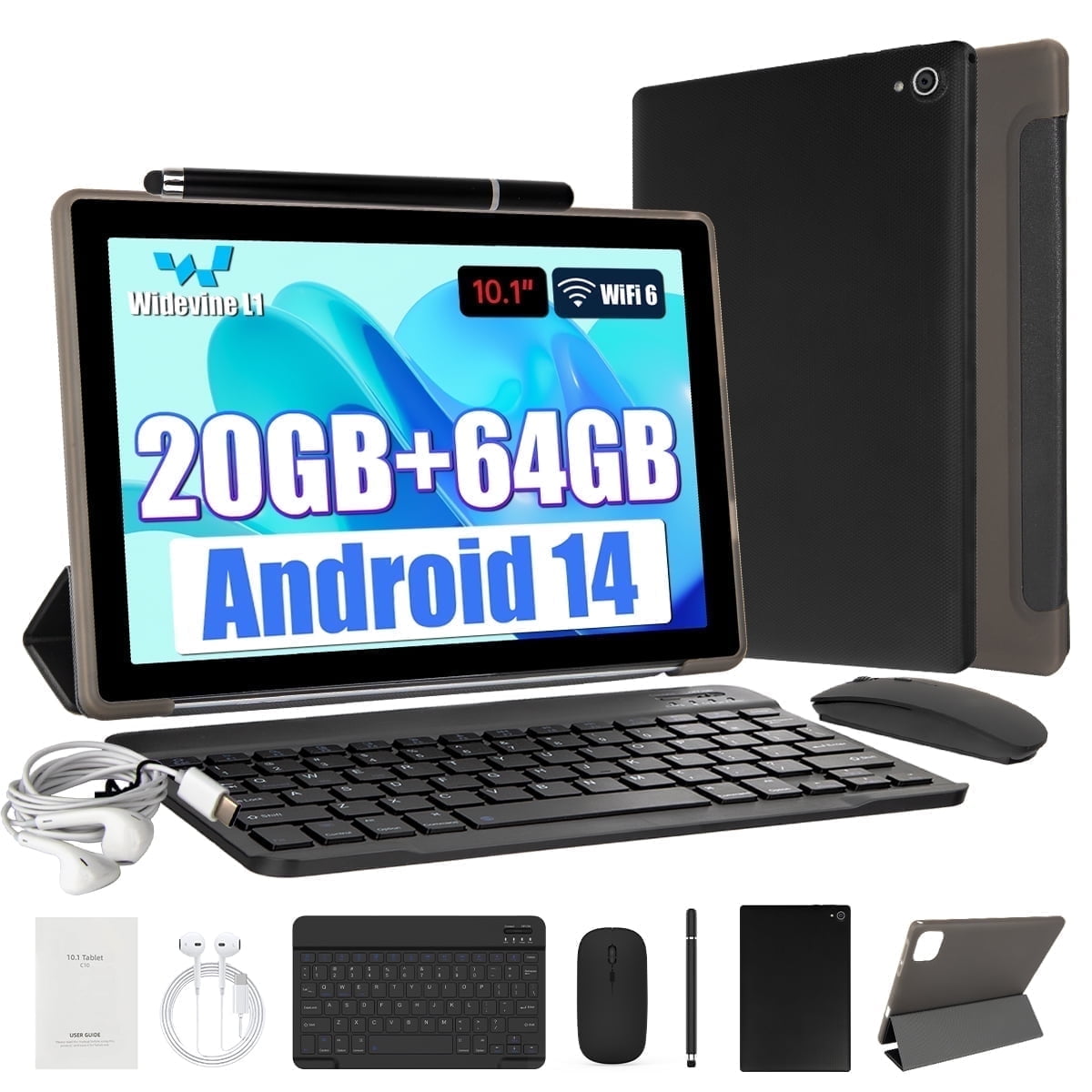 Hot Pepper Tablet DT40 6GB RAM 128GB ROM + 1TB Expansion With Case