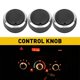 thumbnail image 1 of 3pcs/set Air Conditioning Switch Knob Black For Toyota Tacoma Vios Platz XP10 Scion XB Yaris Vitz Echo Car Accessories~9452, 1 of 1