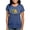 Heather Blue, variant on - Alabama Orange Beach T Shirt - Womens Tri-blend T-Shirt