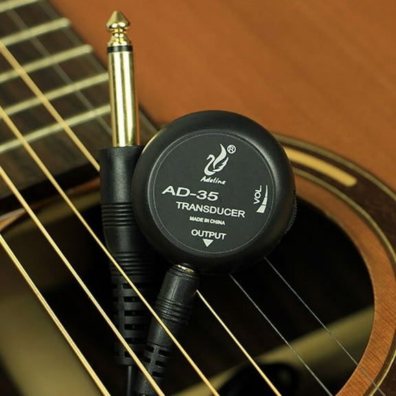 AD-35 Mini Sound Pick-up Piezo Amplifier Transducer Stick Pickup for Acoustic Guitar Ukulele Violin Cello Banjo