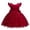 Red, variant on Krdevn Girls Bow Flutter Sleeve Tulle Pageant Dress, Satin Princess Formal Party Gown for Toddler Wedding Birthday,White