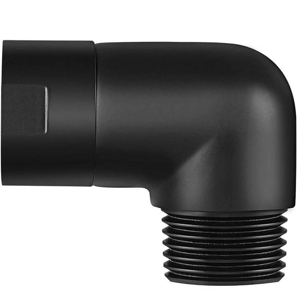 Adaptador de ducha de 90 grados, Adaptador de codo para cabezal de ducha, Adaptador de codo, Adaptador de brazo de ducha, Adaptador de brazo de ducha, Adaptador de cabezal de ducha, Accesorio de 4,5