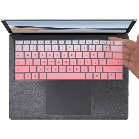 shiyou-Keyboard Cover for Microsoft Surface Laptop 6/Surface Laptop 5/Surface Laptop 4 13.5" 15" Laptop, Surface Laptop Studio 2 (2023), Surface Laptop Studio 14.4" Keyboard Protective Skin-OPink
