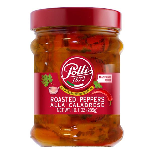 (2 Pack) Polli Roasted Peppers Calabrese Style, 10.1 oz photo