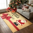 thumbnail image 1 of OUSITAID Christmas Area Rug Santa Claus Rugs for Bedroom Living Room Kitchen Entry  Non Slip Christmas Welcome Mat Xmas Carpet for Kids Room Home Holiday Decor, 1 of 3