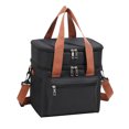 thumbnail image 1 of Lonchera térmica para hombres y mujeres, bolsa de almuerzo de doble capa a prueba de fugas con correa de hombro ajustable, bolsa térmica impermeable para trabajo, viajes, camping, picnic, 1 of 8