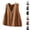 Beige, variant on Sexlip Women V Neck Knit Vest Sleeveless Colorful Button Front Loose Fit Thick Knit Cardigan Waistcoat Casual Transitional Layering Outerwear Orange Free Size