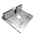 thumbnail image 1 of Router Table Insert Plate, Aluminum Alloy Router Flip Board Precise Scale  for Routing Machine, 1 of 7