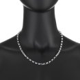 thumbnail image 3 of 6.9mm Solid .925 Sterling Silver Round Rolo Chain Necklace, 30 inches, 3 of 6