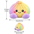 thumbnail image 3 of Rainbow Dumpling Pillow Cute Plush Stuffed Steamed Bun Pillow Stress Squeeze Toy Soft Stretch Decompression Fidget Toy for Adults Sensory Toy, 3 of 9