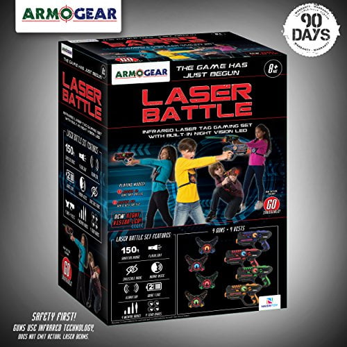 Armogear infrared laser tag blasters and vests deals